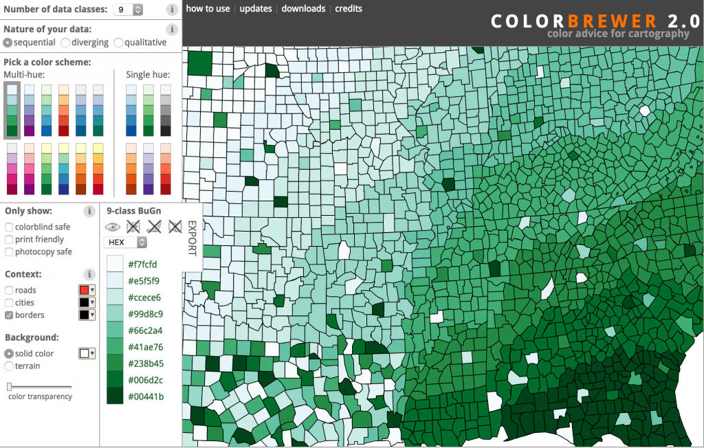 color brewer